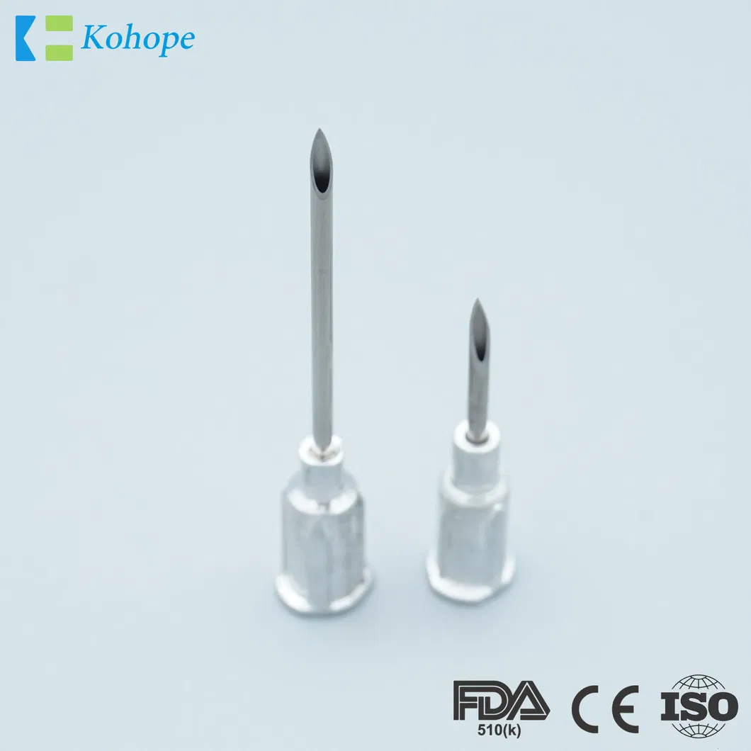 Medical Disposable/Reusable Stainless Steel Hypodermic Veterinary Needle, Vet Needle for Veterinary Syringe Use, for Animal/Pet/Livestock