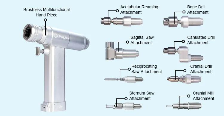 Medical Electric Orthopedic Multifunction Drill and Saw System