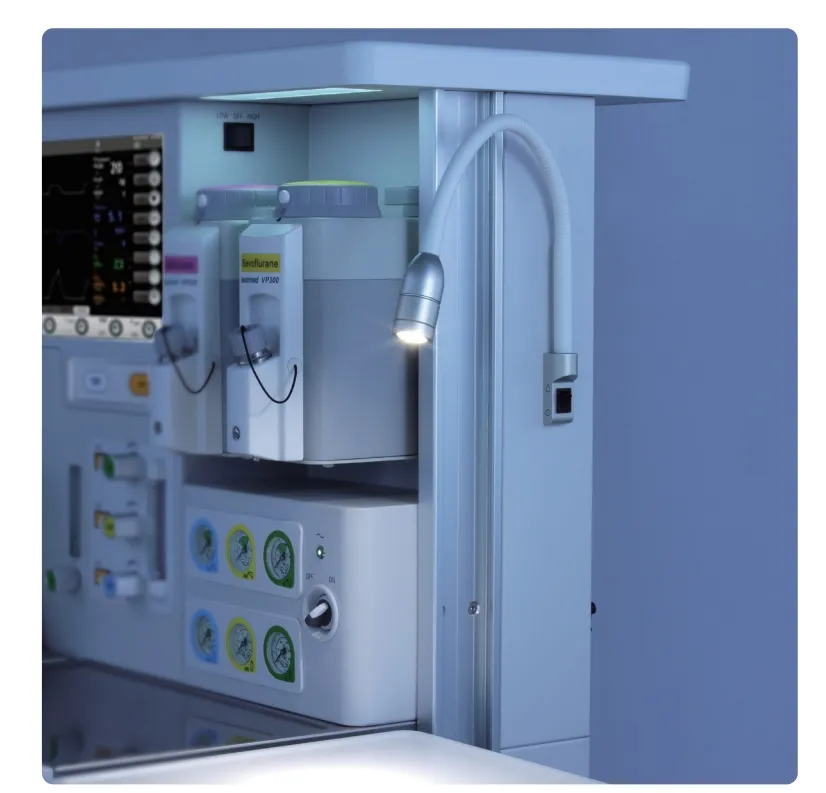 Medical Equipment Anesthesia Machine/Workstation with 12.1 Inch Touch Screen