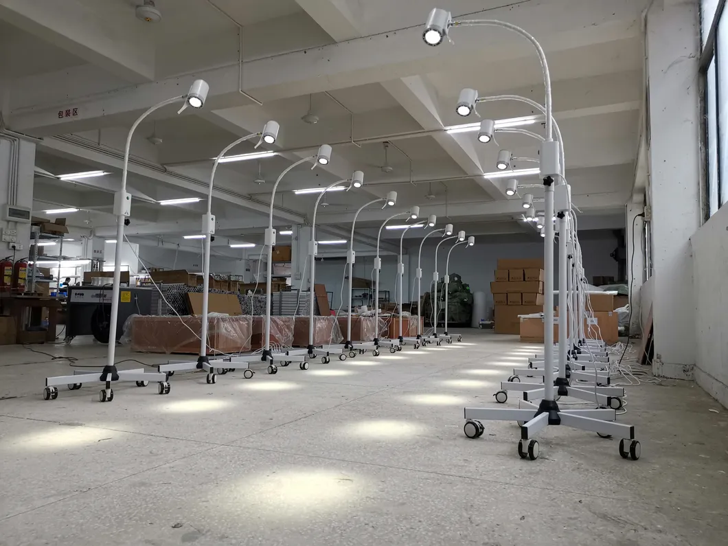 Medical Equipment CE & ISO Ks-Q7 Hospital Bed Rail Clamp LED Surgical Lamp