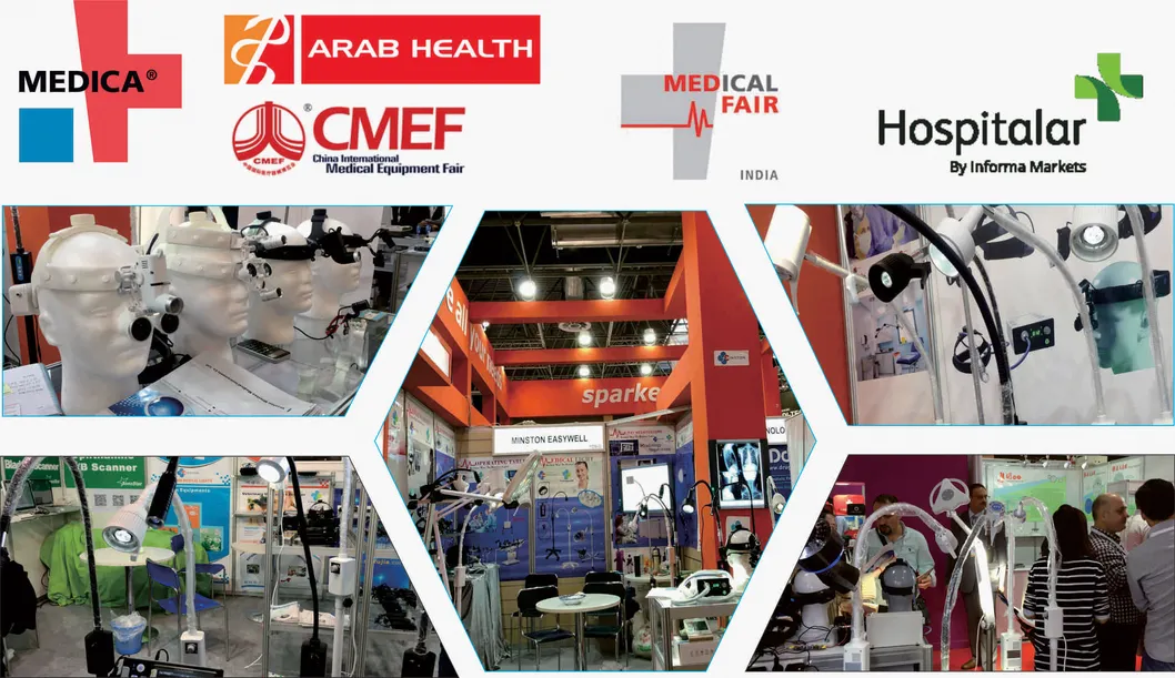 Medical Equipment CE & ISO Ks-Q7 Hospital Bed Rail Clamp LED Surgical Lamp