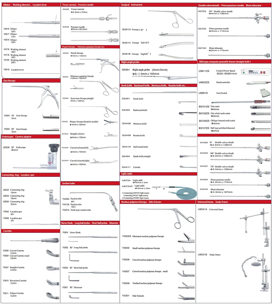 Medical Equipment Cheap Price Rigi Arthroscope Shoulder Arthroscopy Camera System Complete Set
