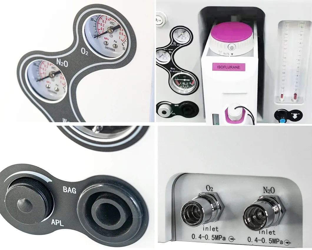 Medical Equipment Hospital Portable Veterinary Animal Anesthesia Machine for Clinic