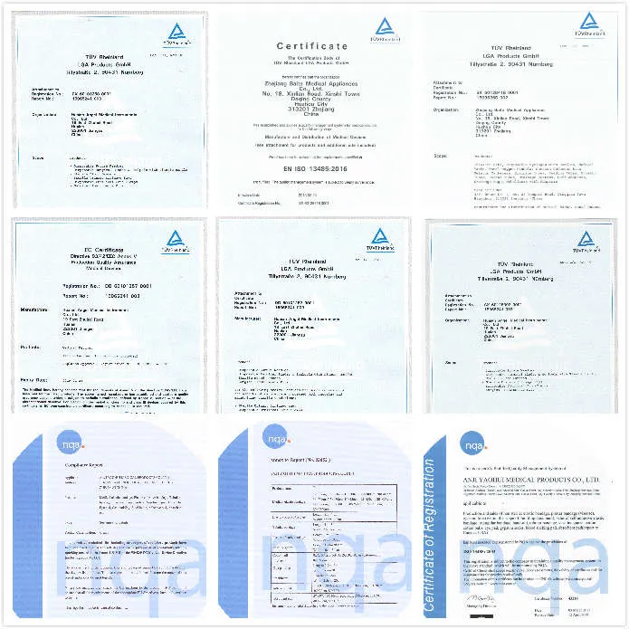 Medical Grade PVC Sterile Disposable Suction Catheter From 6fr to 24fr