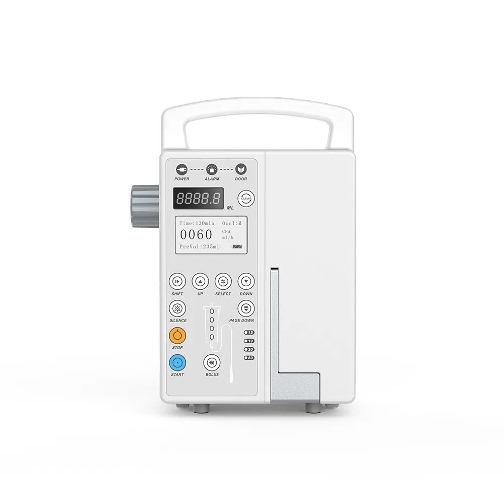 Medical Infusion Pump Portable Infusion Pump High-Precision Injection for Patient with CE Approved