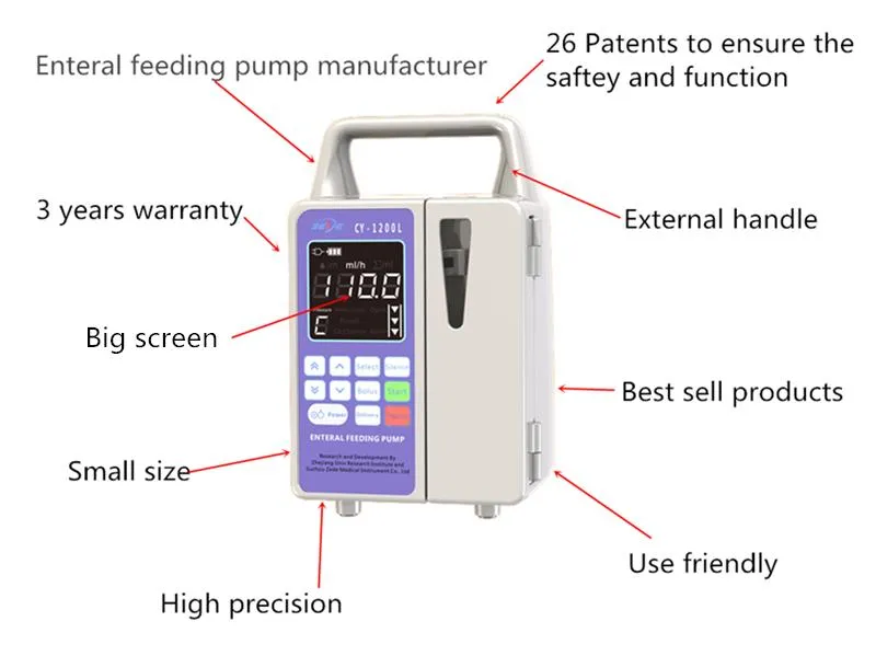 Medical Portable Feeding Pump High-Precision