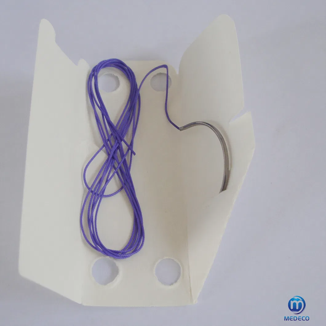 Medical Sterile Absorbable and Non Absorbable Chromic Catgut/Silk/PGA Surgical Sutures