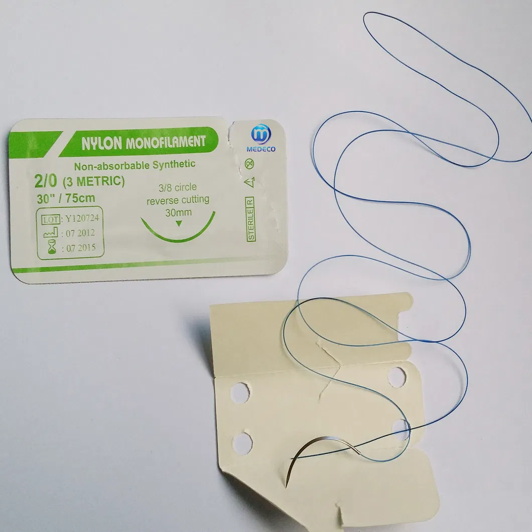 Medical Sterile Absorbable and Non Absorbable Chromic Catgut/Silk/PGA Surgical Sutures