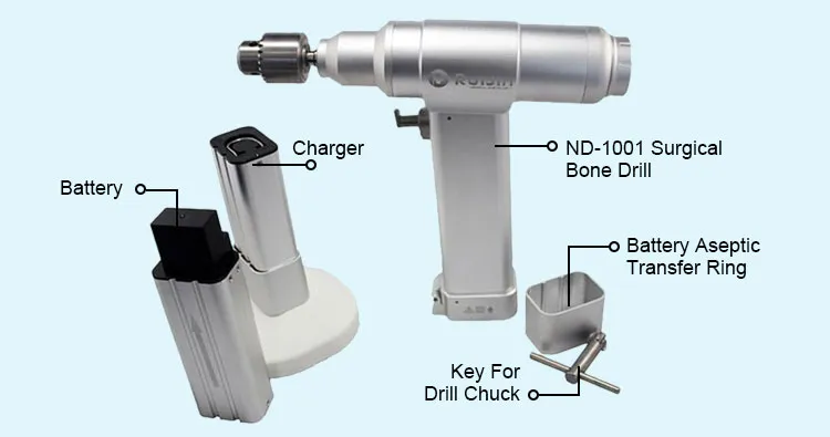 Medical Surgical Dual Bone Drill with Perfect Performance Rj-1001