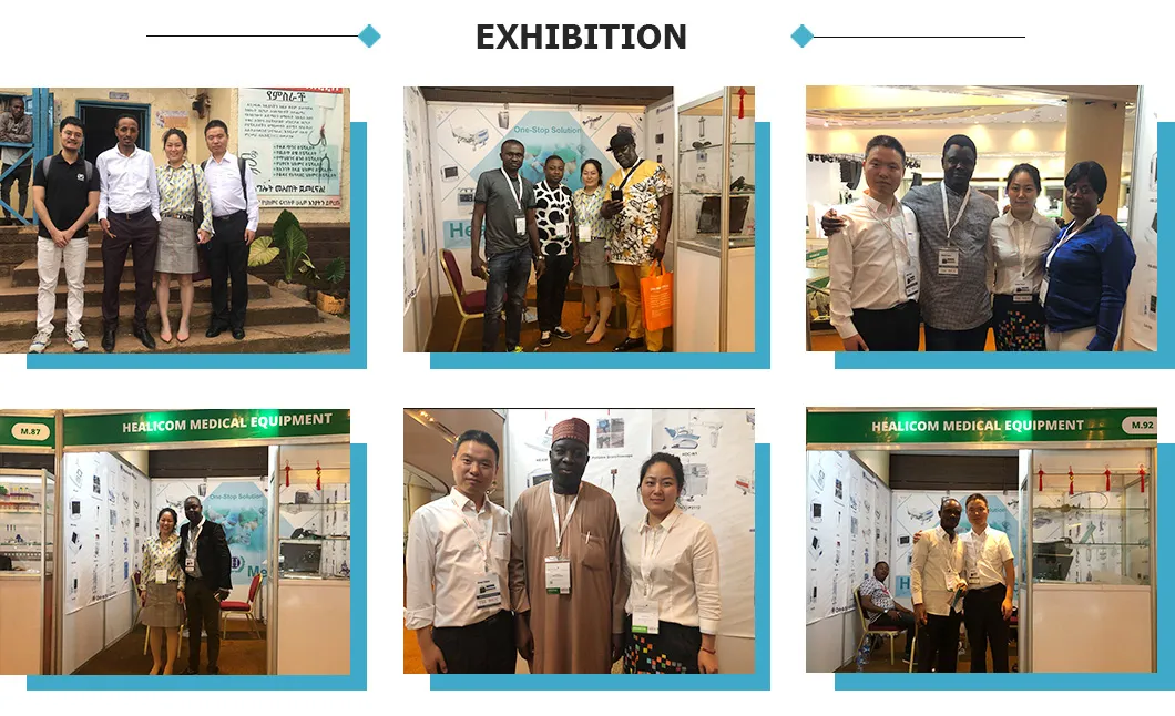 Optical Fiber LED Lamp Bulb Laryngoscope Set for Adult and Pediatric