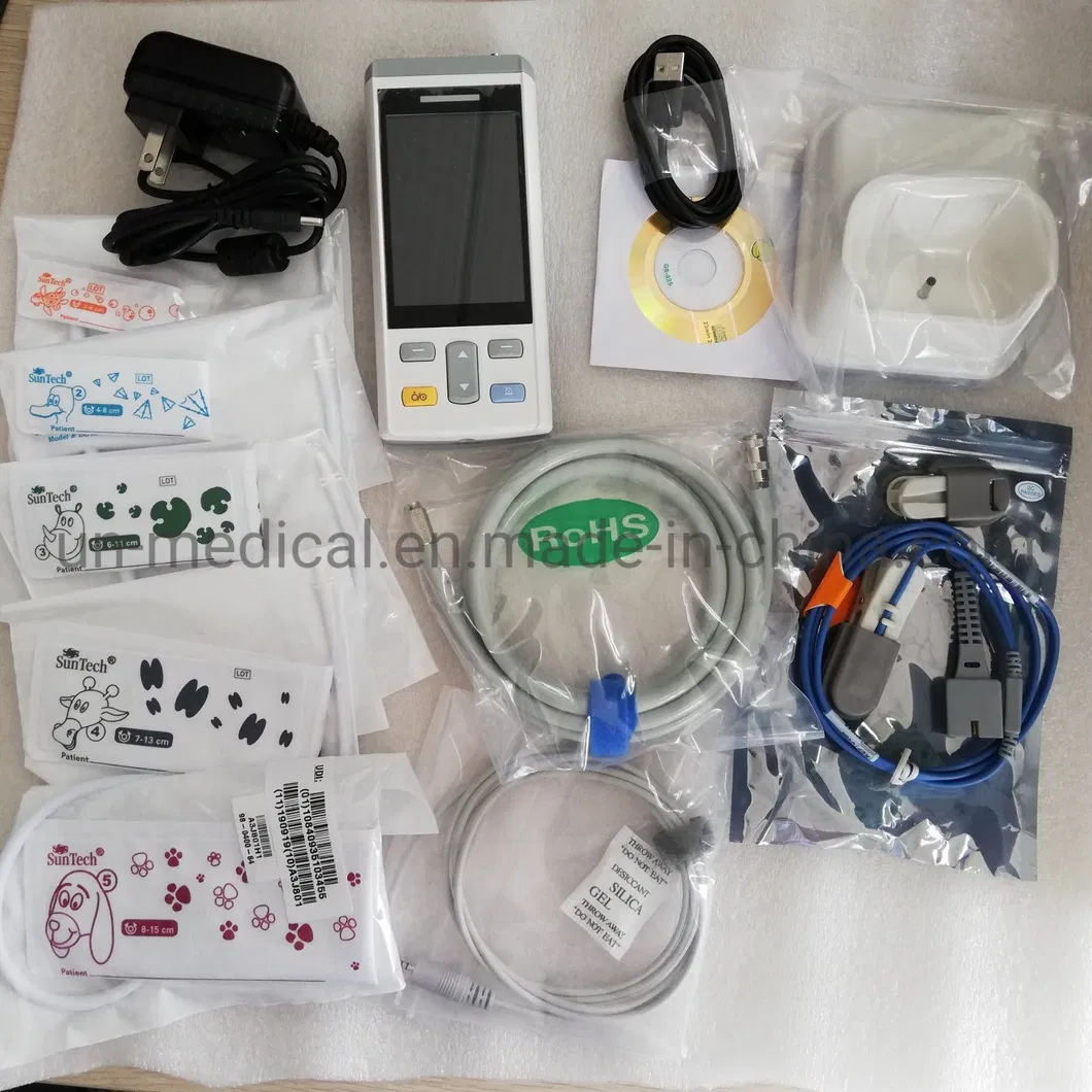 PC100 ISO Spanish Veterinary Animal Pet Portable Pulse Oximetry