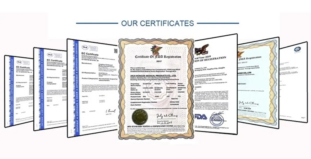 Pdo/PGA/Pgla Synthetic Absorbable Disposable Medical Suture with Needle