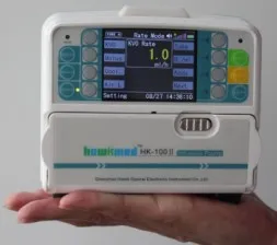 Peristaltic Mini Medical Infusion Pump with Drop Sensor