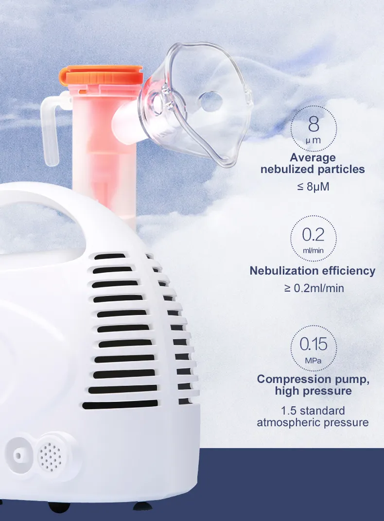 Personal Electrical Portable Nebulizer Device Hospital Ultrasonic Nebulizer Machine Price India