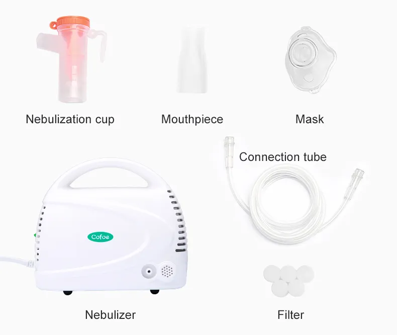 Personal Electrical Portable Nebulizer Device Hospital Ultrasonic Nebulizer Machine Price India