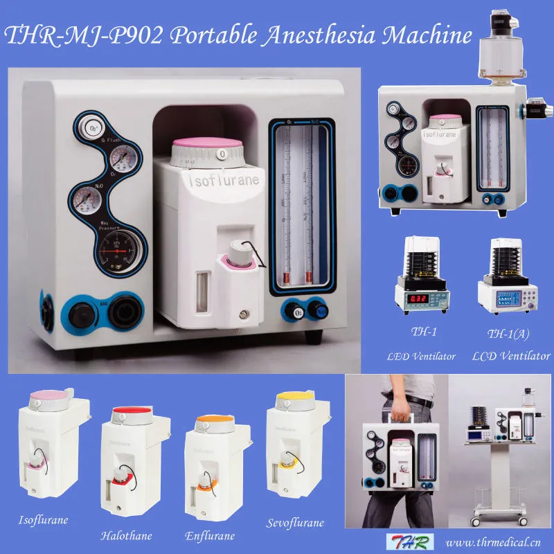 Portable Anesthesia Medical Equipment (THR-MJ-P902-V)