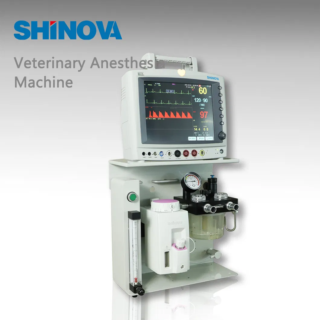 Portable Veterinary Anesthetic Machine Under Magnetic Resonance Environment/ MRI Compatible Animal Gas Anesthesia Equipment CE Certification Medical Grade