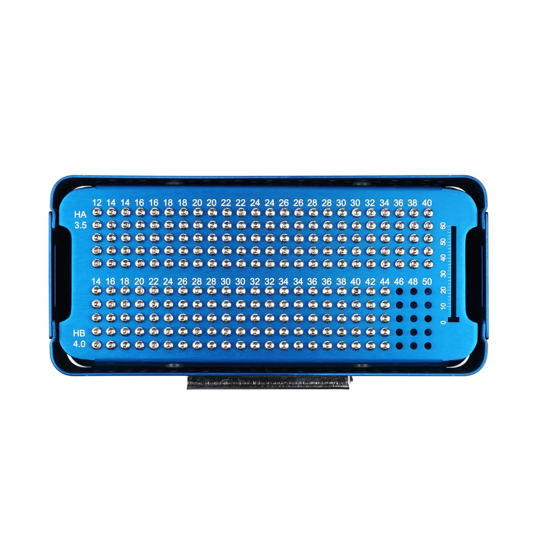 Sterilization Container Medical Sterilization Box Orthopedic Surgery 4.5/6.5mm Large Fragment Screw Box