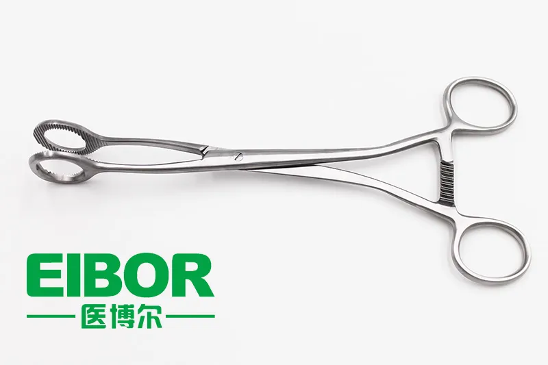Surgical Collins Tongue Seizing Forceps Jaws Wide-Laboratory Forceps