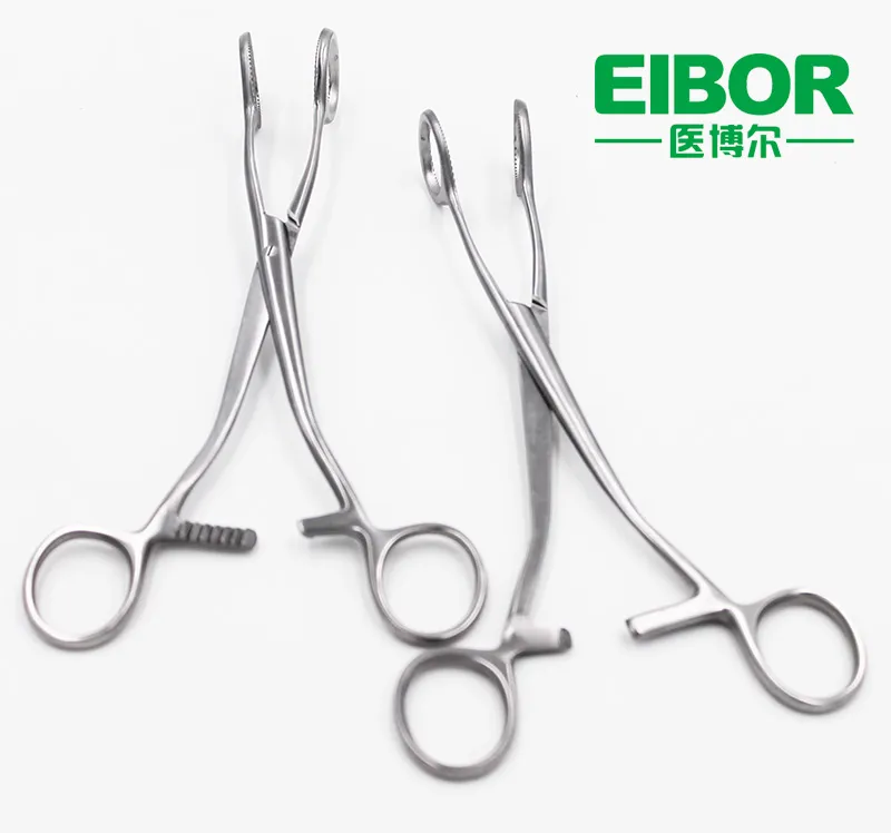 Surgical Collins Tongue Seizing Forceps Jaws Wide-Laboratory Forceps