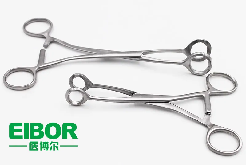 Surgical Collins Tongue Seizing Forceps Jaws Wide-Laboratory Forceps