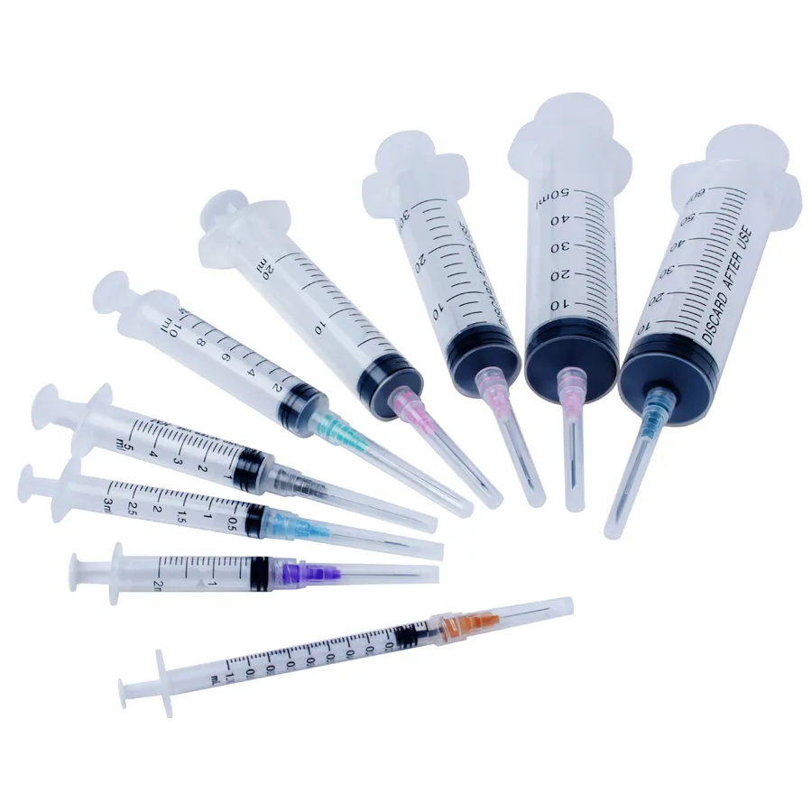 Syringe Medical Syringe with Luer Lock in 2 Parts or 3 Parts Supplied From Factory
