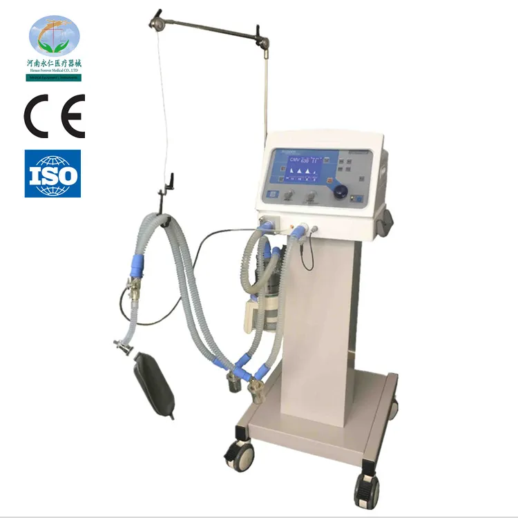 Theatre Device Hospital Movable ICU Ventialtor Machine Medical Ventilator Machine Cheap Price