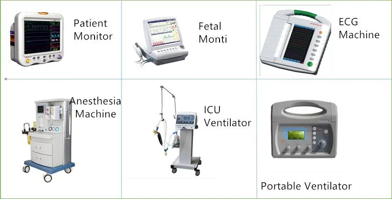 Theatre Device Hospital Movable ICU Ventialtor Machine Medical Ventilator Machine Cheap Price