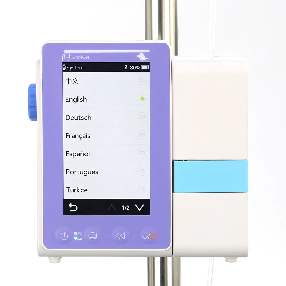 Veterinary Equipment: Prip-E500V High Quality Touch Screen Veterinary Use Infusion Pump