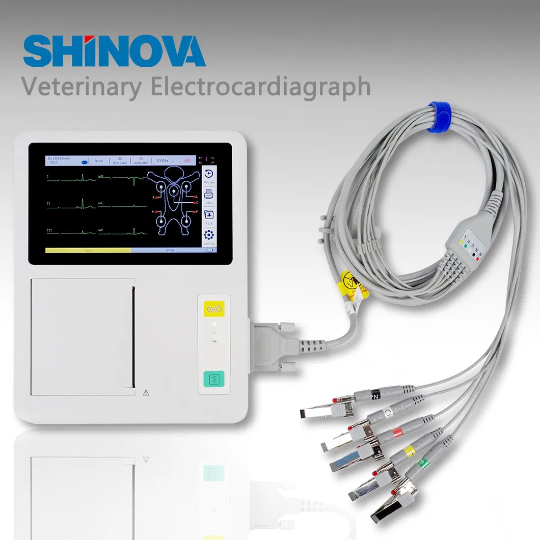 Veterinary Medical Equipment Portable Veterinary ECG Machine (ECG-T3V)